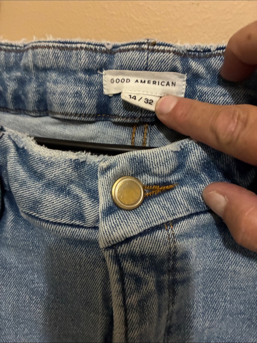 Good American Light Blue High-Rise Denim Jeans